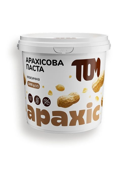 Заменитель питания арахисовая паста классическая, 1 кг. TOM (324421084)