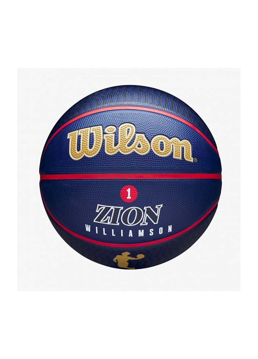 М'яч баскетбольний NBA PLAYER ICON OUTDOOR BSKT ZION Синій 7 Wilson (302286269)