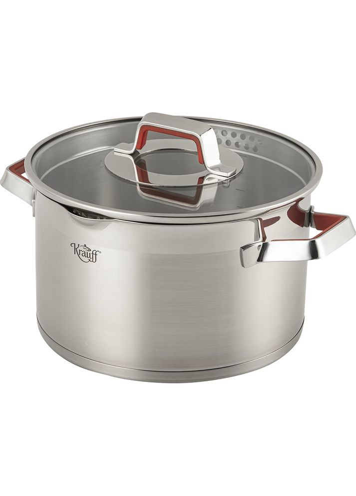 Набір каструль Moderne Rot 1.8+2.5+3.5+6.3 л (26-202-010) Krauff (326800468)