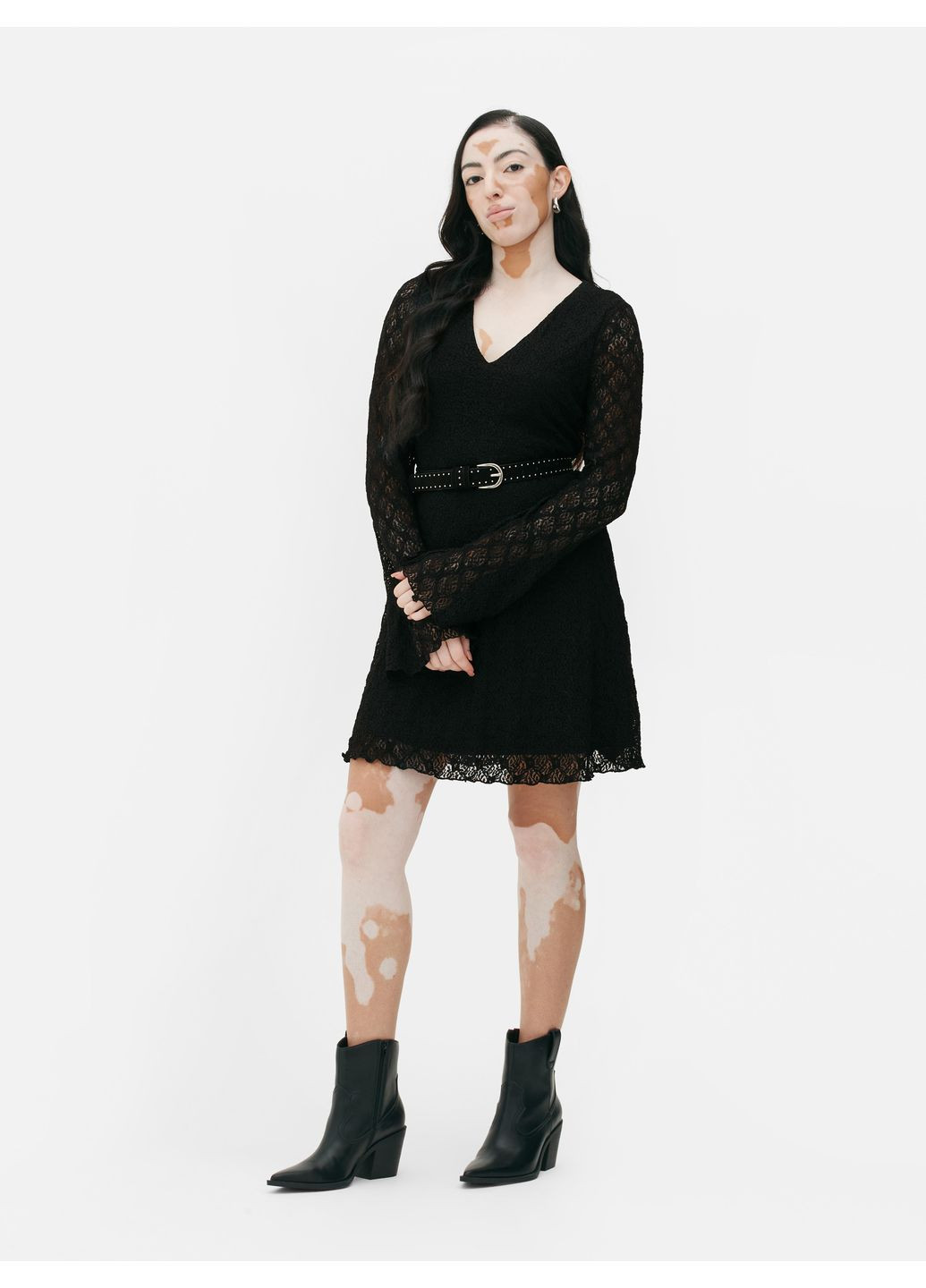 Черное платье демисезон,черный, Primark