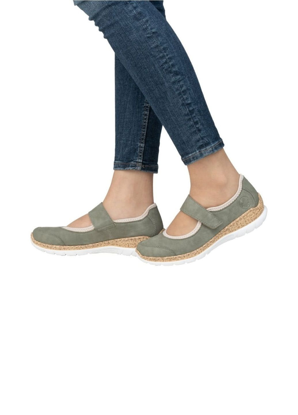 Rieker Туфли зеленый з искусственная кожа, германия — лето (318092758)