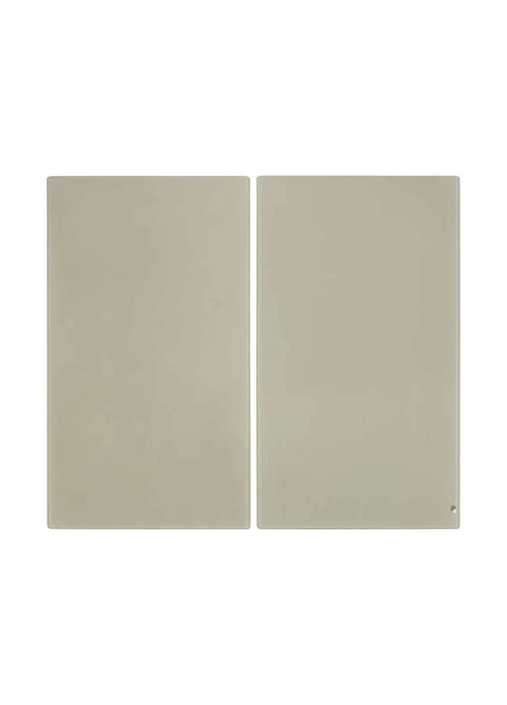 Скляні накладки для плити 2 шт 52х30 см бежевий Livarno home (328261521)