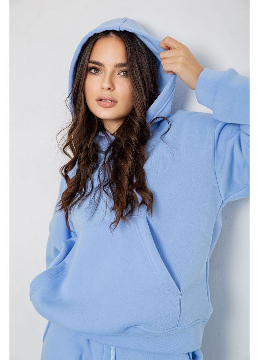 Спортивний костюм жіночий на флісі, колір світло-сірий, 241R2001-2 Ager (313292071)