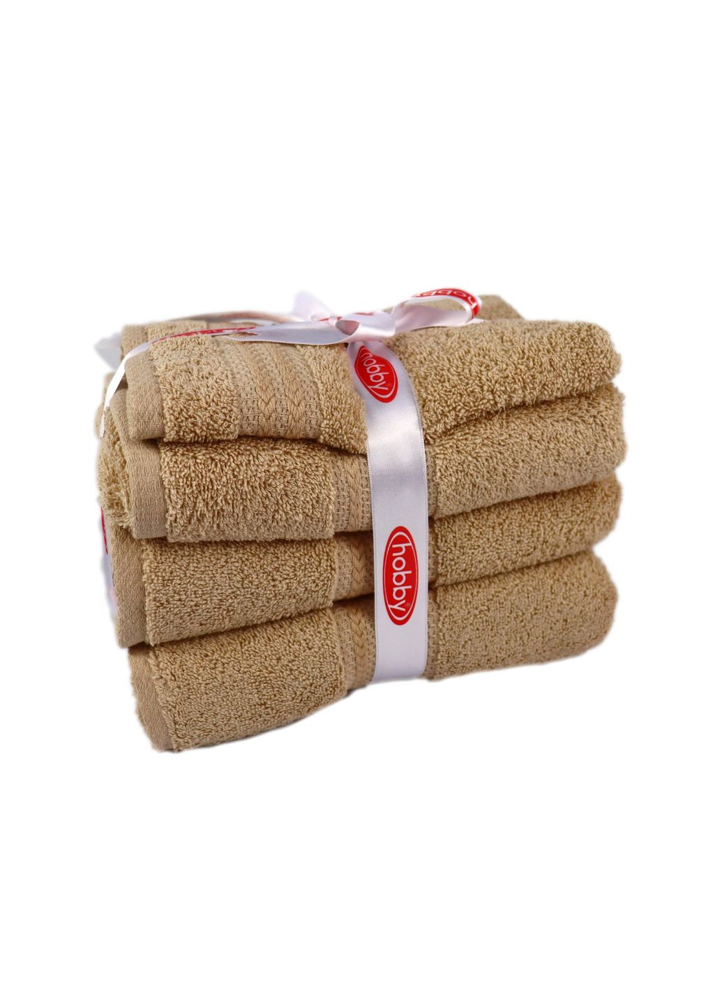 Набор полотенец RAINBOW Beg бежевый 30*50+50*90+70*140 (3шт.) 500г/м2 Hobby бежевый
