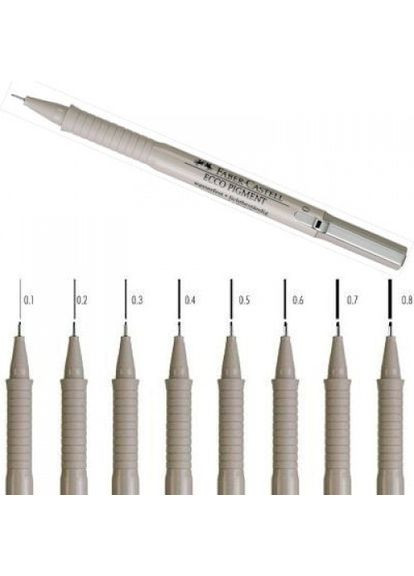 Капиллярная ручка Ecco Pigment 0,7 мм. Faber-Castell (322650502)