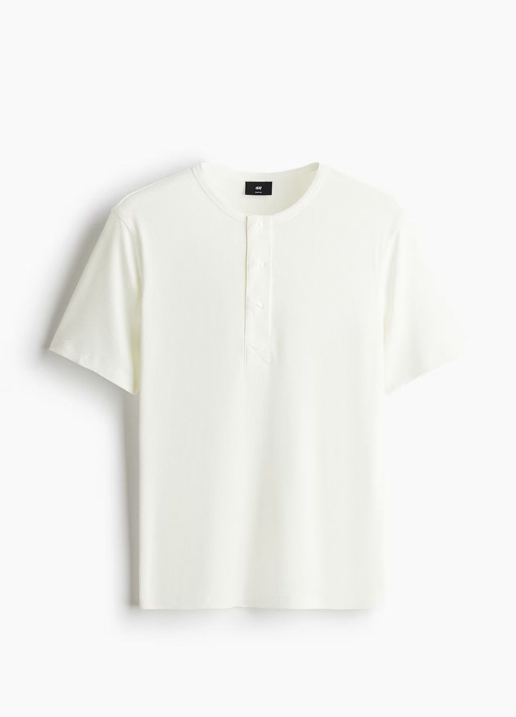 Молочная футболка H&M