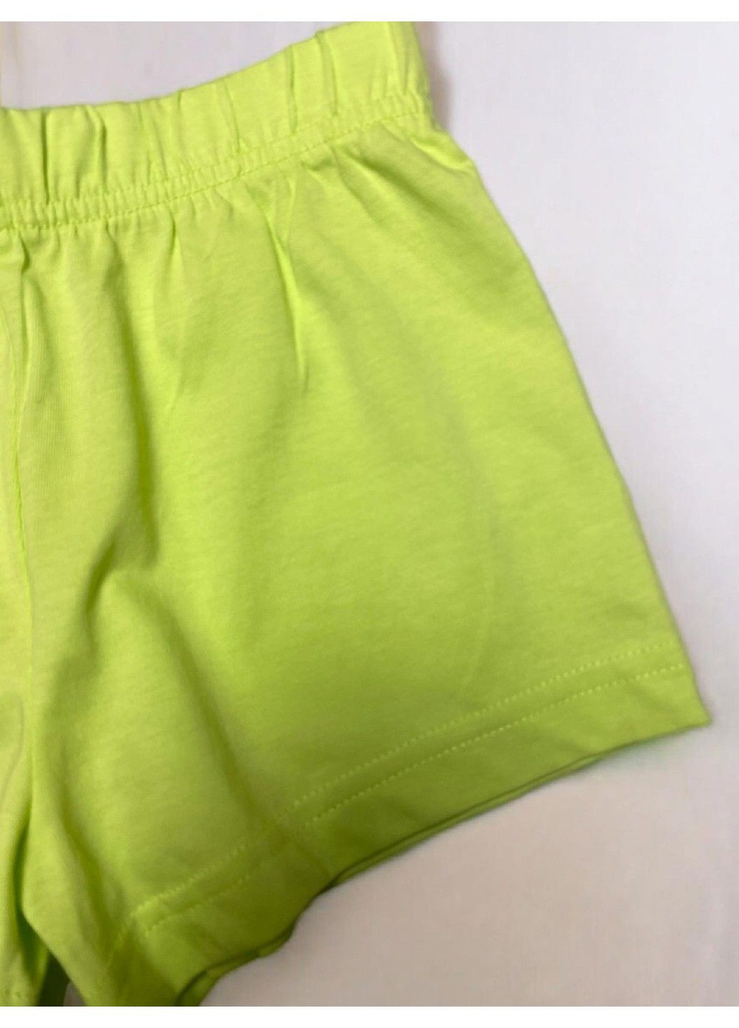 Шорты детские из хлопка на девочку однотонные, лимонные. Primark (333334369)