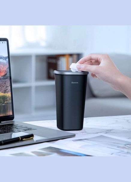 Автомобільний сміттєвий бак Dust-free Trash Can Black (CRLJT-A01) Baseus (300577530)