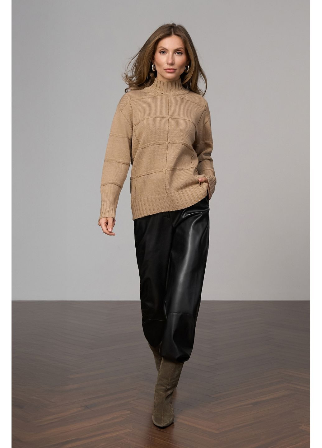 Кофейный свитер 2804 Triko Bakh