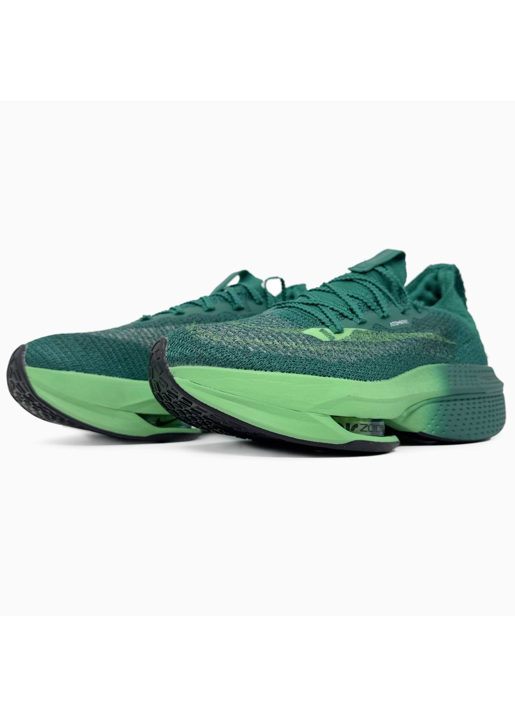 КРОСІВКИ ЖІНОЧІ NIKE AIR ZOOM ALPHAFLY NEXT% 2 GREEN НАЙК АІР ЗУМ No Brand сірі демісезони (367168010)