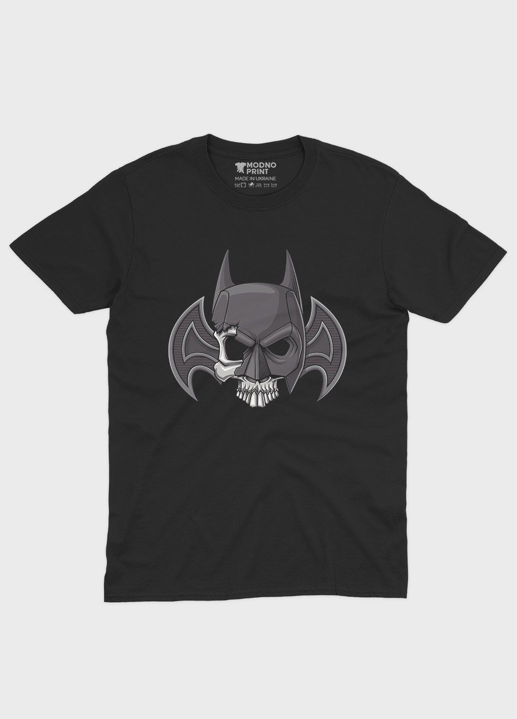 Черная мужская футболка с принтом супергероя - бэтмен (ts001-1-bl-006-003-005) Modno