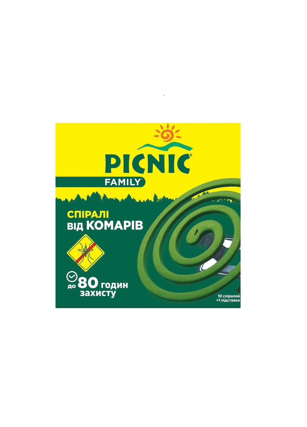 "Piknik Family" - спіралі від комарів 10шт Picnic (336382370)