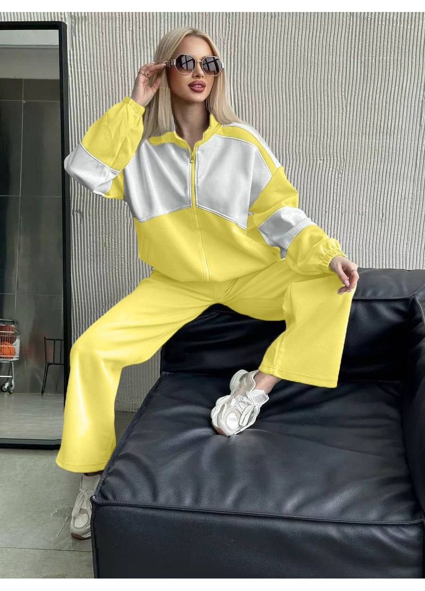 Женский спортивный костюм свободного кроя на флисе MonCher (363849289)