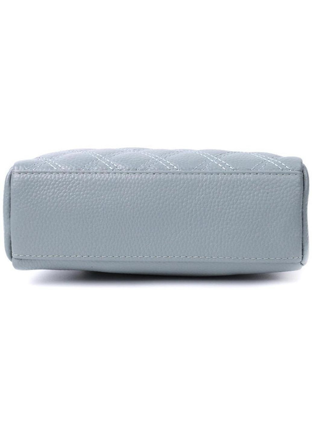 Сумка крос-боді через плече для телефону та документів жіноча з натуральної шкіри маленька Блакитний 37252 Vintage (354229880)