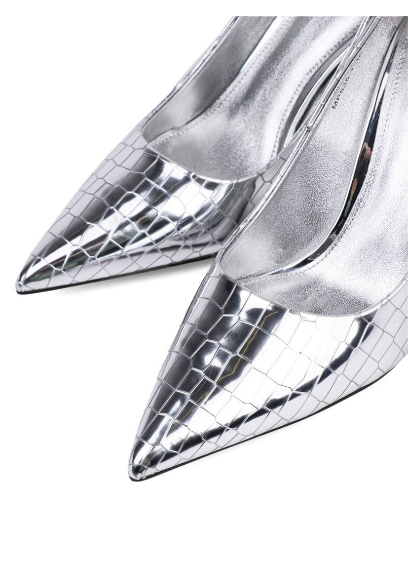Жіночі Туфлі MP535-1-10 Срібний Шкіра MIRATON (284116298)