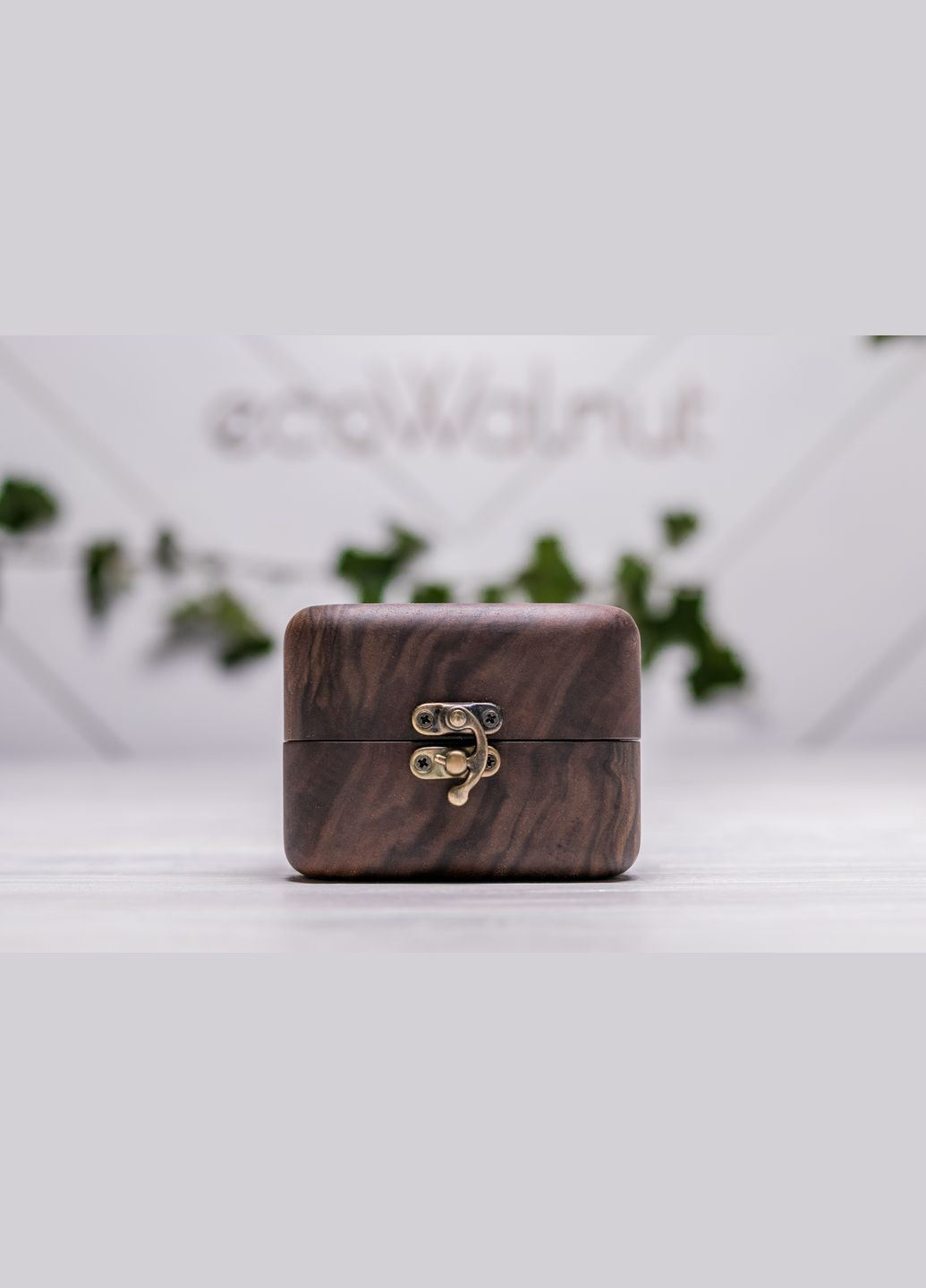 Цельная шкатулка для одних часов с деревянной крышкой EcoWalnut (295291910)