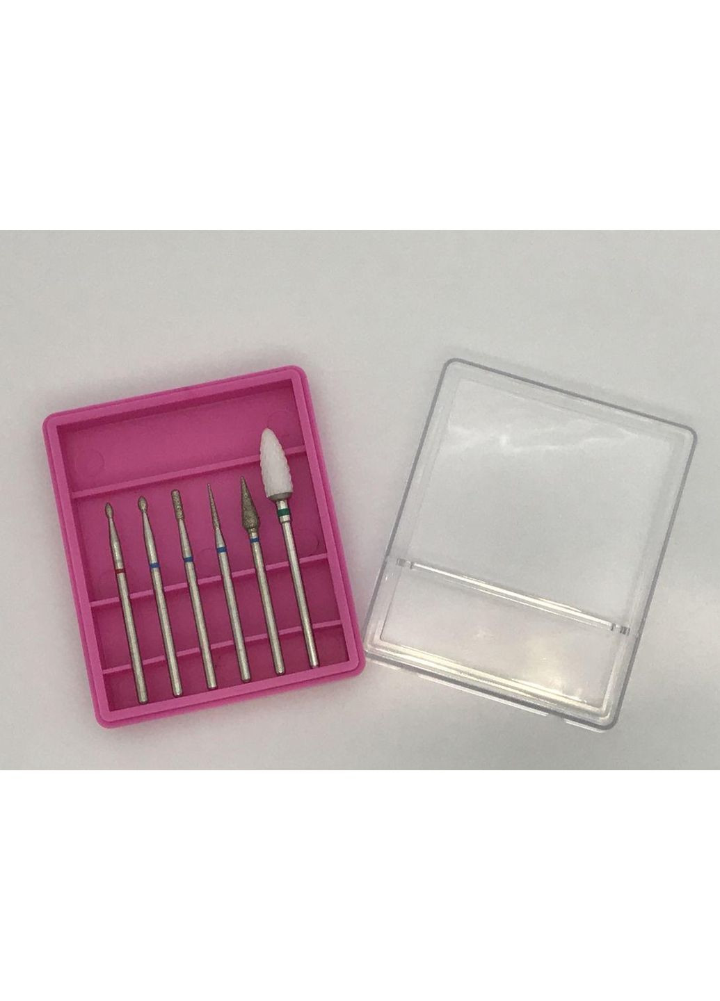 Набір насадок для апаратного манікюру №9-1, 6 шт Plus-plus (352744828)