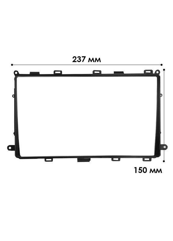 Переходная рамка 9" Toyota Corolla 2016-2019 (1234) 4 шт. Lesko (349729699)