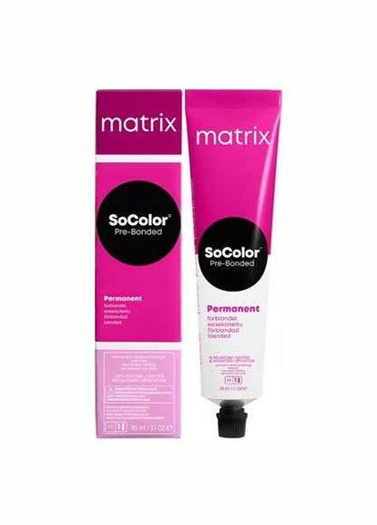 Стойкая кремкраска для волос SoColor Pre-Bonded 6М темный блондин мокко, 90 мл. Matrix (292736134)