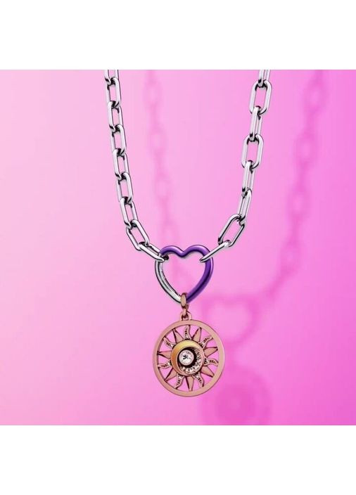 Серебряный шарм для браслета Пандора Ми "Медальон Сила Солнца" Kabluchka (355344358)