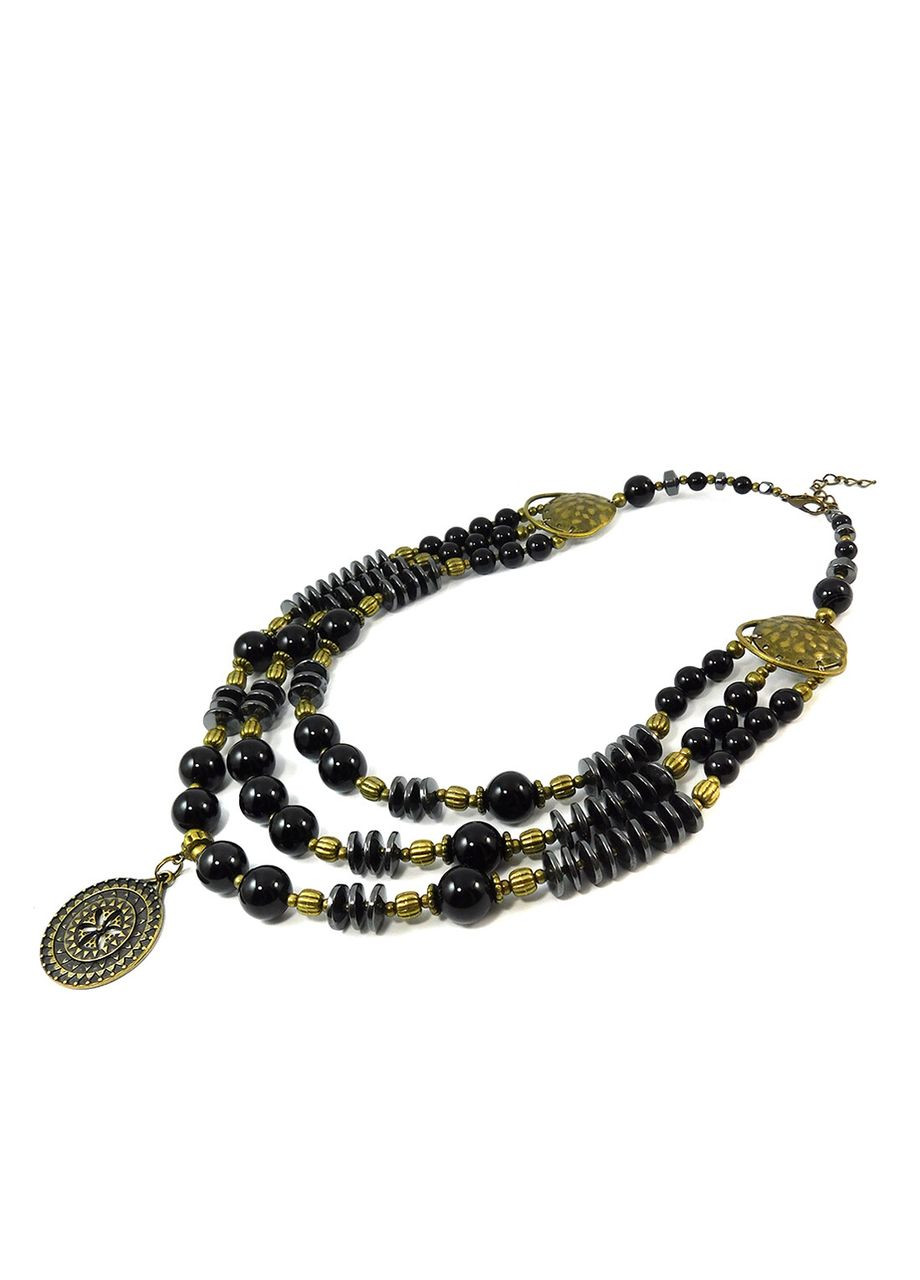 Бусы "Валирия" Агат, Гематит Fursa fashion (322315290)