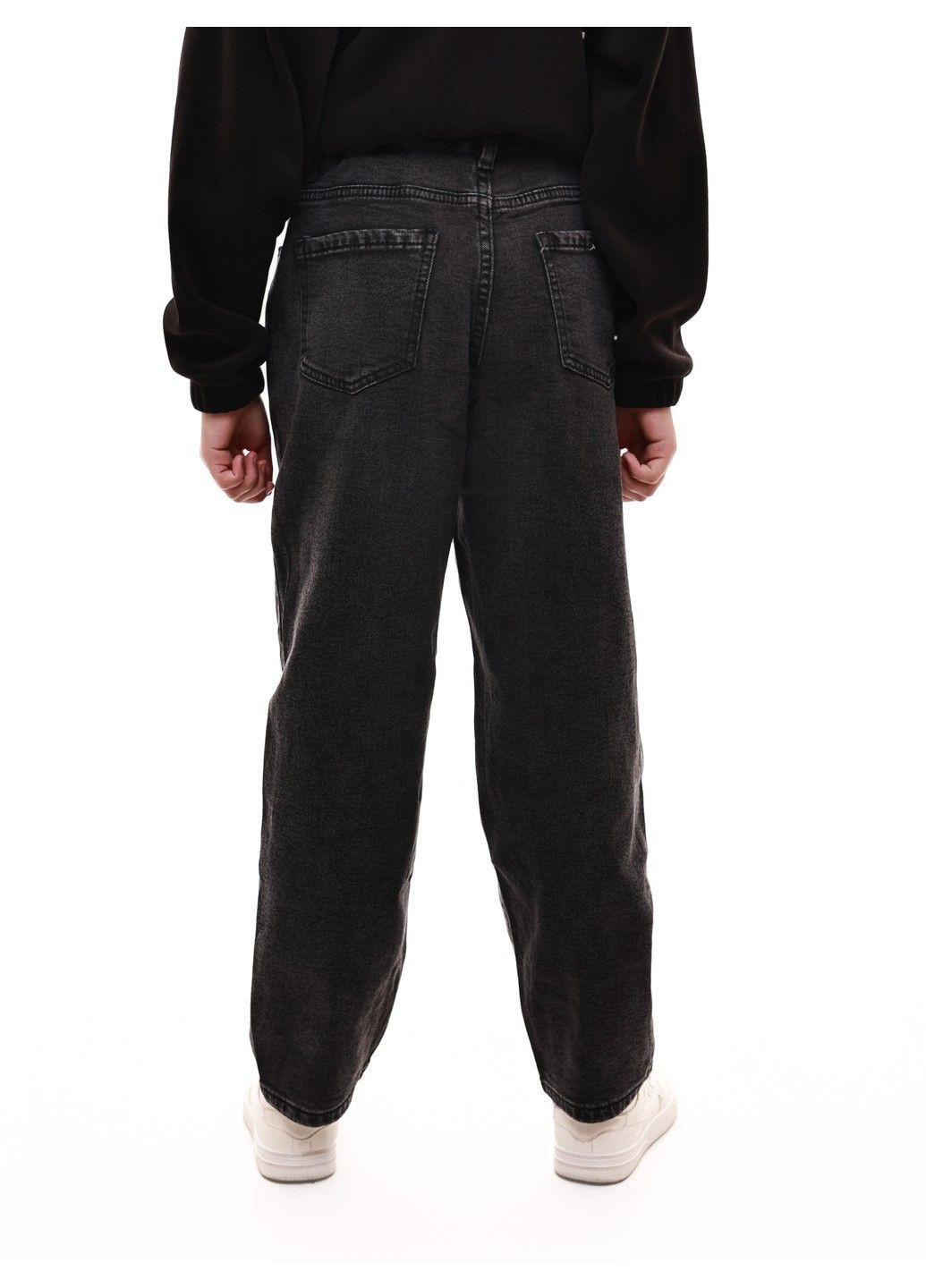 Темно-серые демисезонные джинсы для девочки подростка RELUCKY