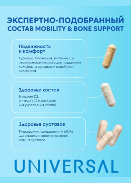 Для зв'язок і суглобів Mobility and Bone Support 30 пак. ( Animal Flex ) Universal (346513303)