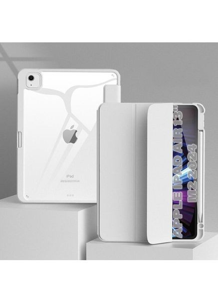 Чехол-книга Soft Edge TPU с креплением Apple Pencil для Apple iPad Air 13" M2 2024 Gray BeCover (360412232)