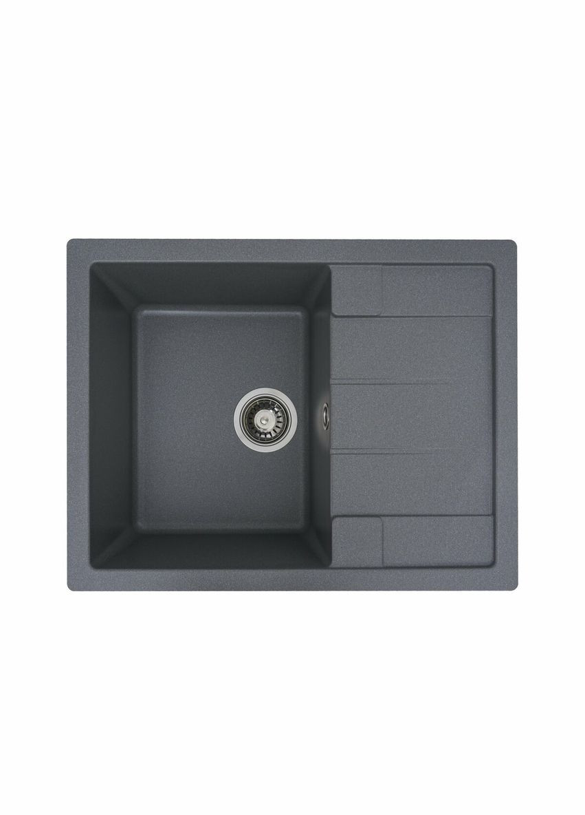 Гранитная мойка для кухни INTENSO 6550 матовая Серый муссон Valeso (336932868)