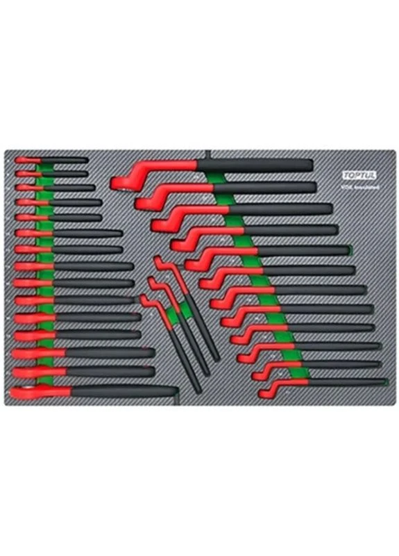 Ключ електроізольований (1000V) VDE 30шт. в ложементі (GED3062) TOPTUL (399061808)