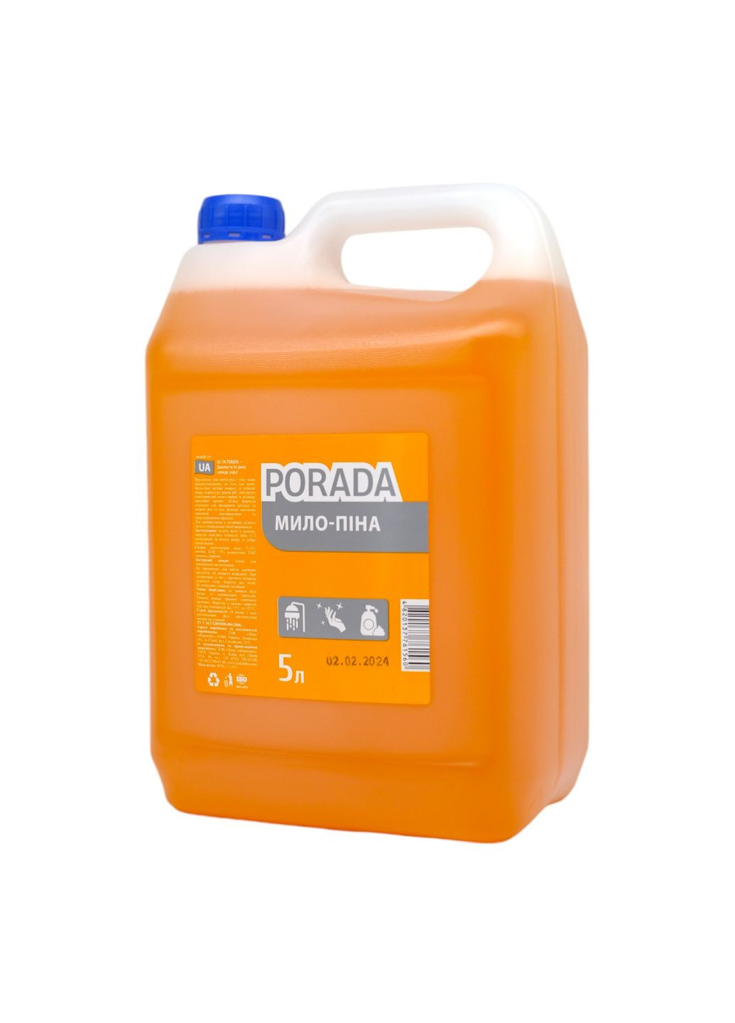 Мыло-пена 5 л (канистра) Porada (304559144)