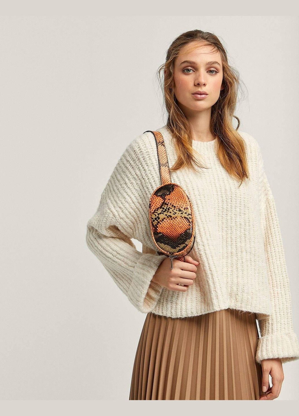 Сумка,змеиный, Stradivarius (316222271)