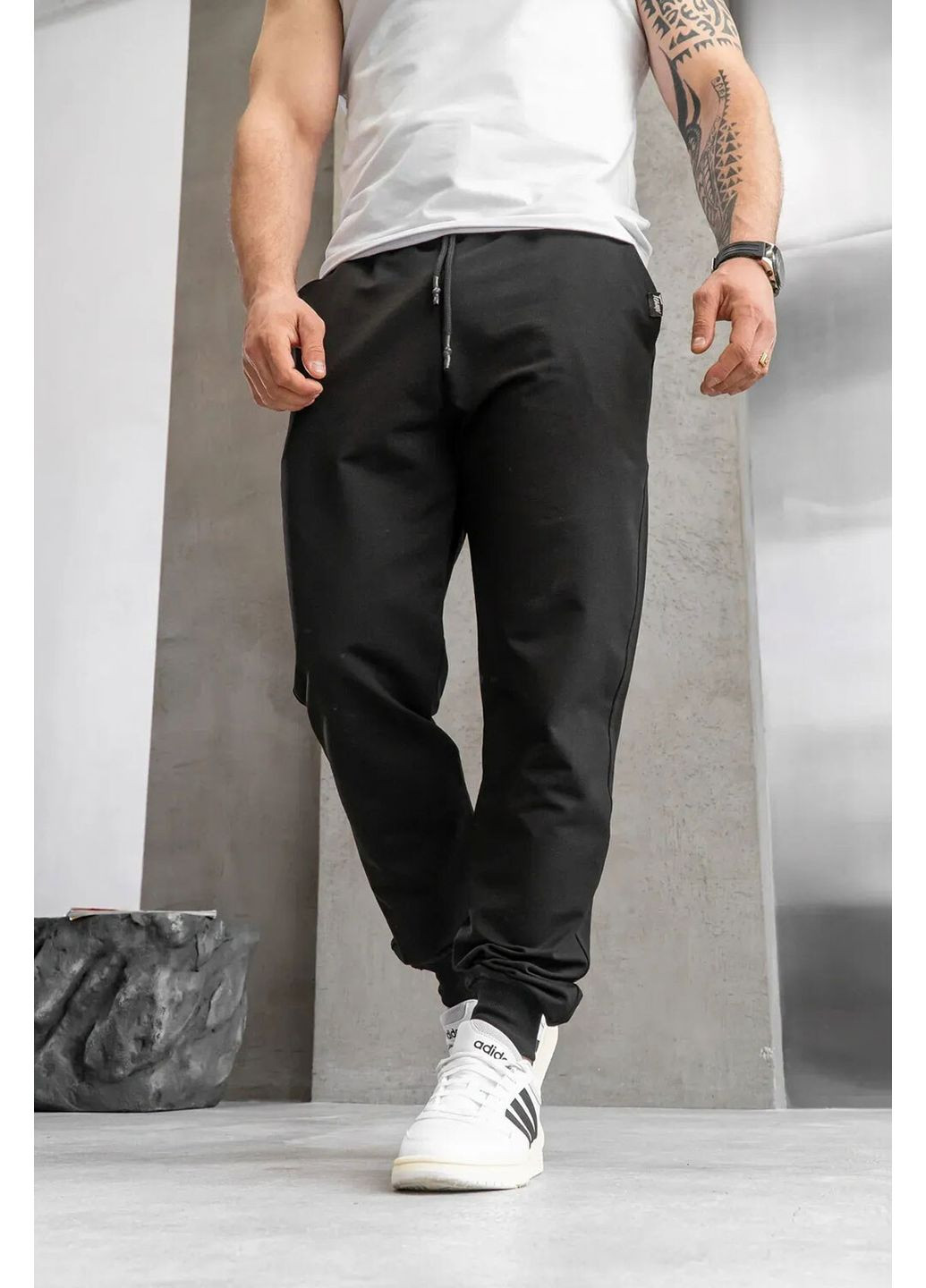 Черные демисезонные брюки Teamv