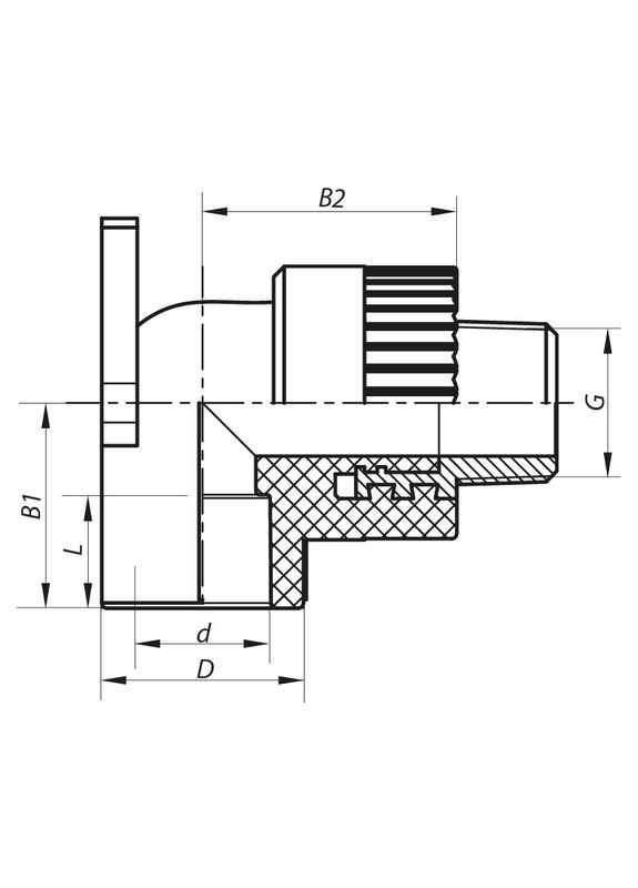Угол установочный НР 20x1/2M PPR K0124.PRO (KP0149) KOER (315442273)
