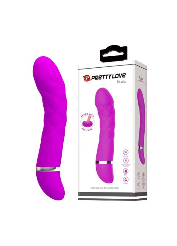 Вибратор для точки G Truda с гибкой головкой, фуксия, 18.8 х 3.5 см Pretty Love (363980404)