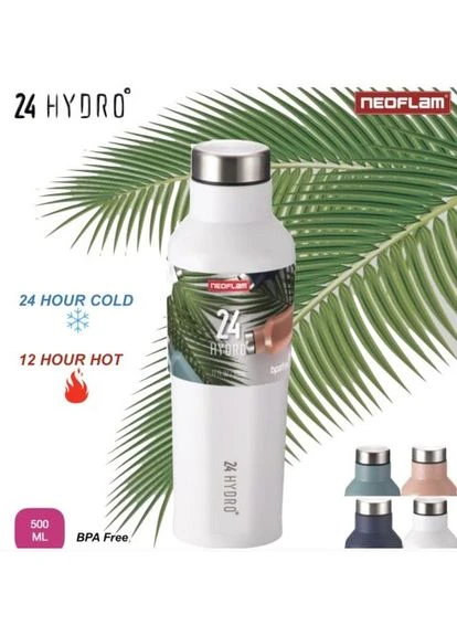 Термос Hydro 24 термо пляшка 500 мл Рожевий Neoflam (297332167)