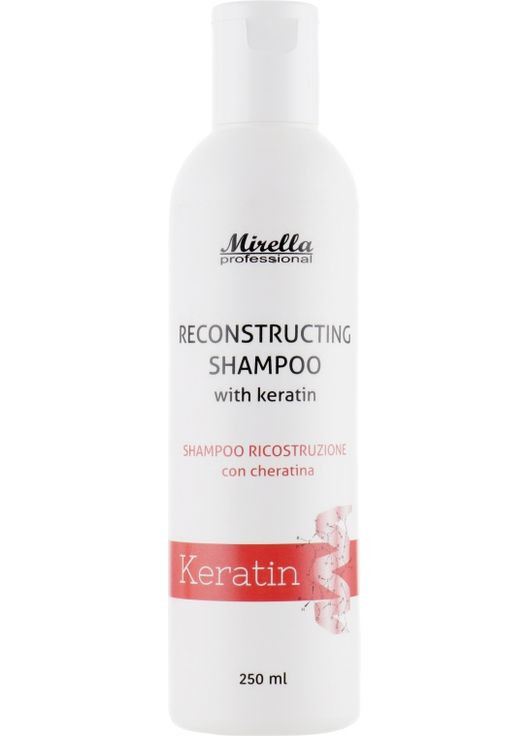 Восстанавливающий шампунь с кератином Hair Care Reconstructing Shampoo 250ml (161049-23146426) Mirella (368656173)