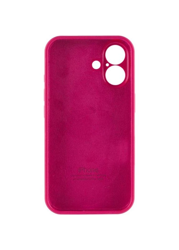 Чехол Silicone Case Full Camera Protective (AA) для Apple iPhone 16 Plus (6.7") Epik (338614125)