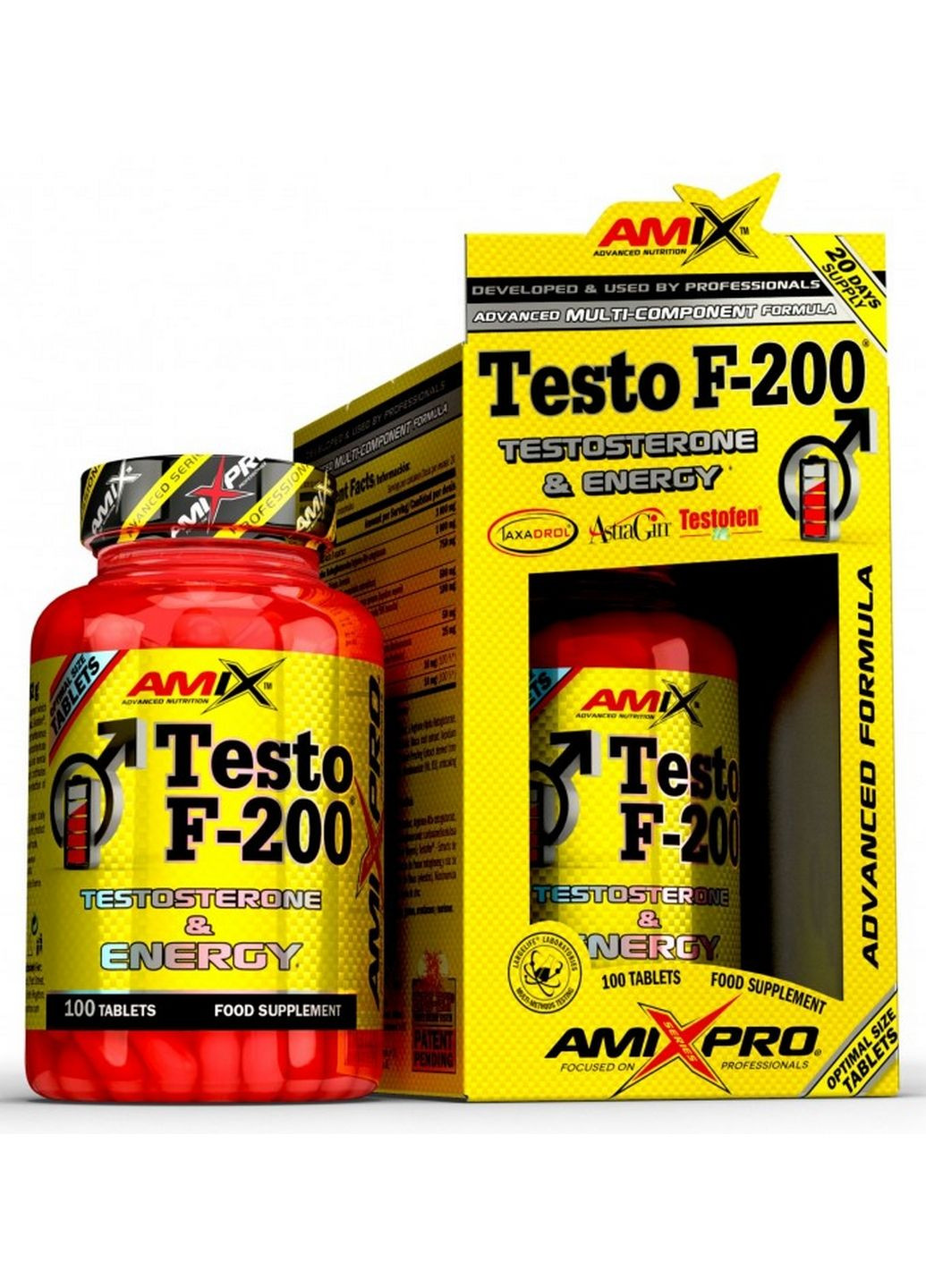 Стимулятор тестостерона Testo F-200, 100 таблеток Amix Nutrition (293338689)