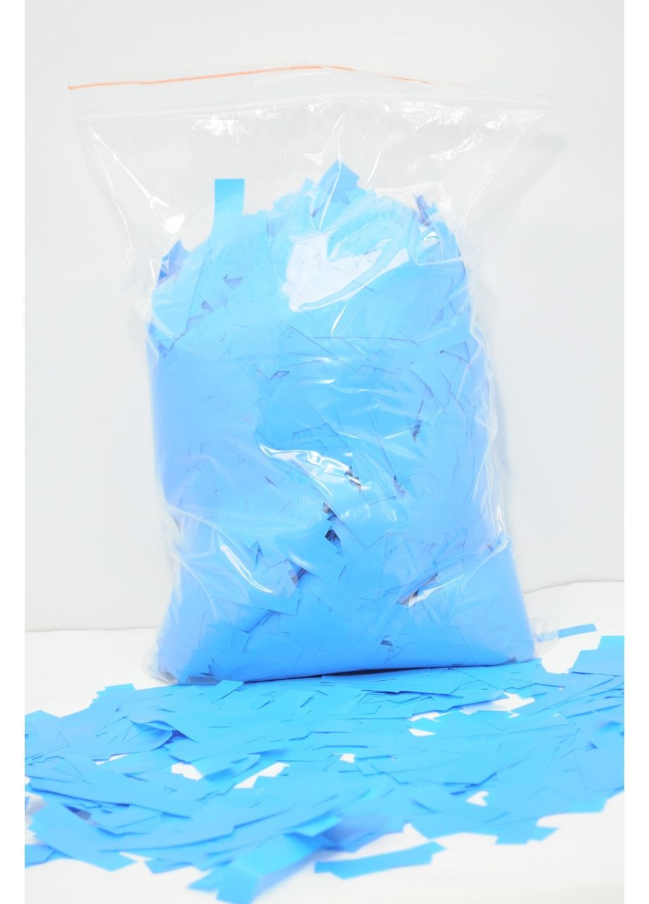 Конфетті - Метафан блакитний матовий двосторонній з лаковим блиском No Brand (368969838)