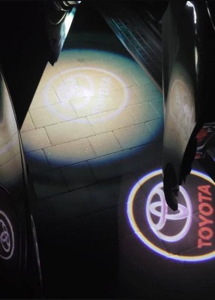 Светодиодная штатная VIP подсветка на дверях автомобиля с логотипом Panamera 2017-2023 Porsche (330615689)