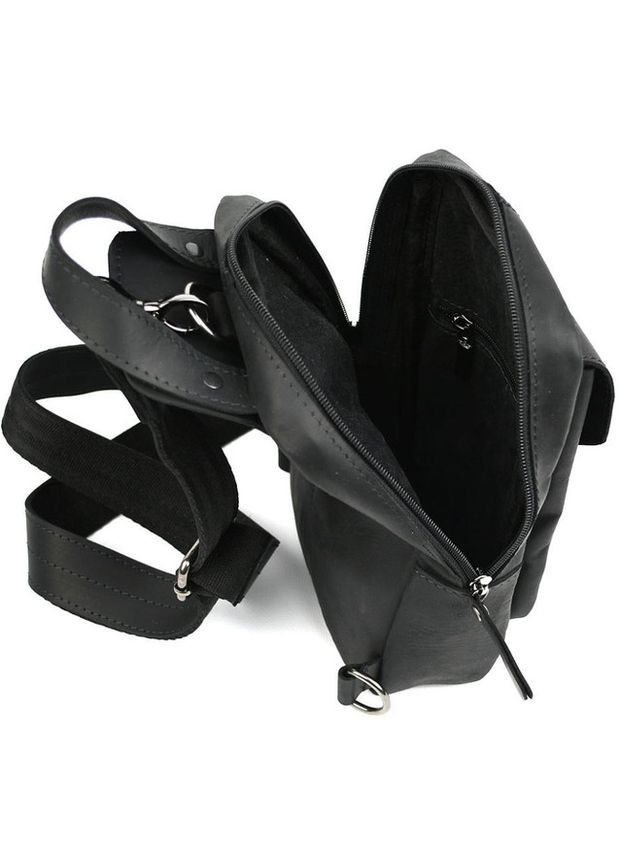 Сумка мужская через плечо сумочка слинг в дорогу планшет спортивный для документов барсетка для телефона Черный 34454 LIMARY (332164414)