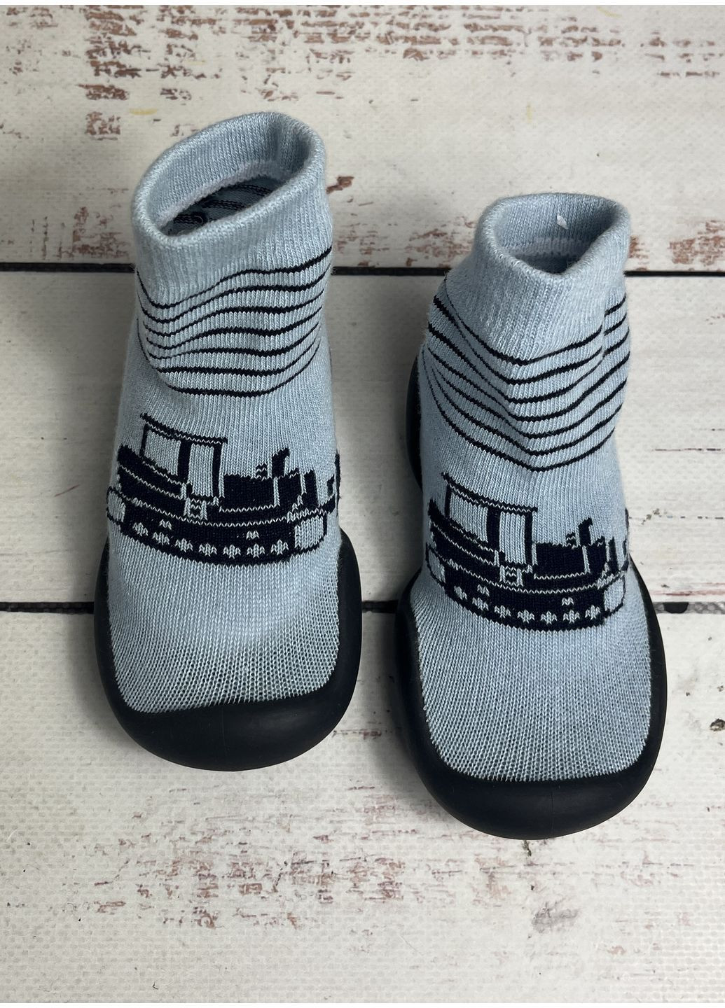 Капці-шкарпетки дитячі для хлопчика Блакитний (171) Lupilu (364927103)