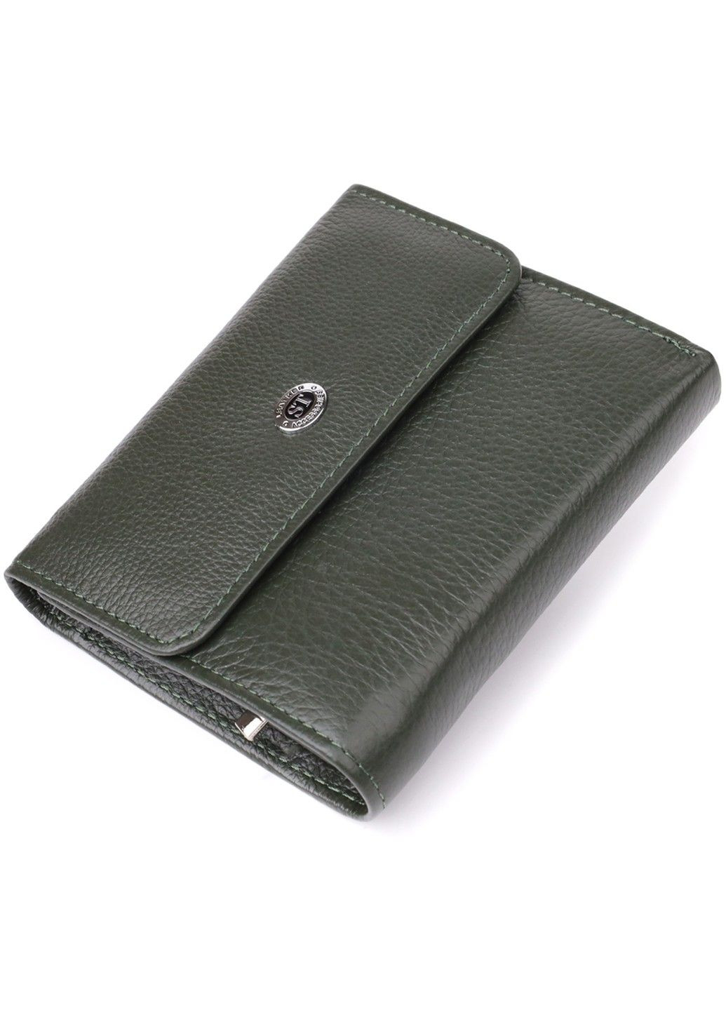 Женский кошелек среднего размера из натуральной кожи 23074 Зеленый st leather (330642774)