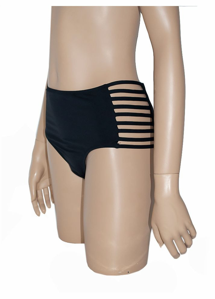 Черный летний купальники женские с высокой посадкой, в стиле ретро модель 0025 размер арт.a1901 Sisianna