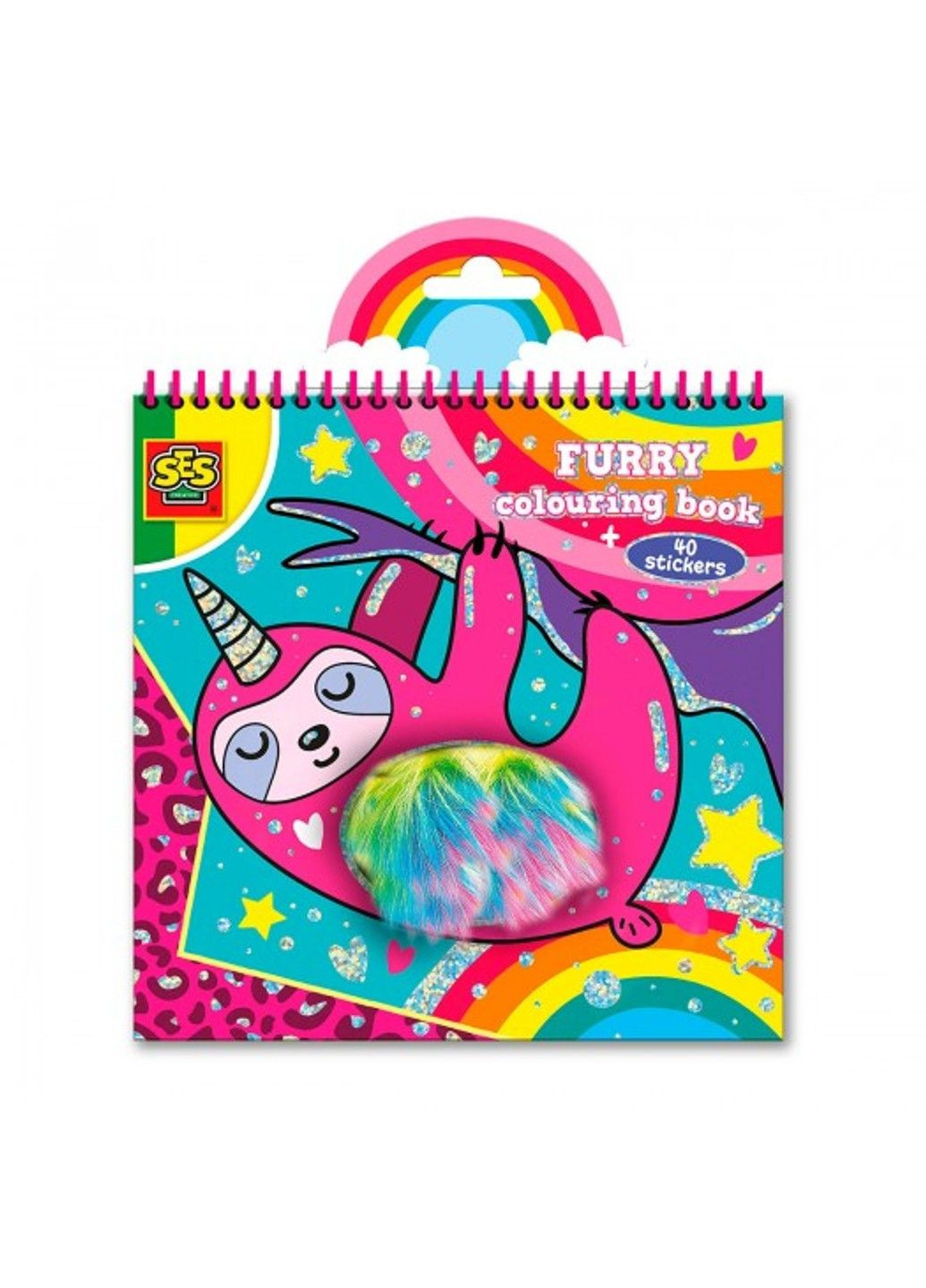 Книжка-розмальовка - Пухнастики Ses Creative (335055783)