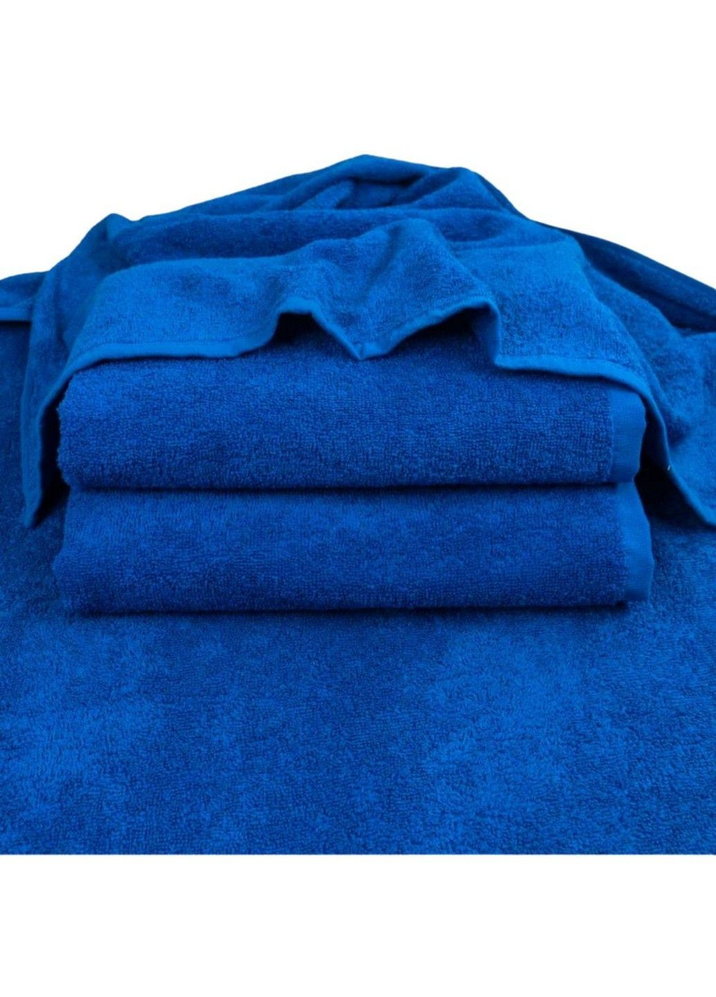 GM Textile рушник махровий, 70*140 см синій виробництво - Узбекистан