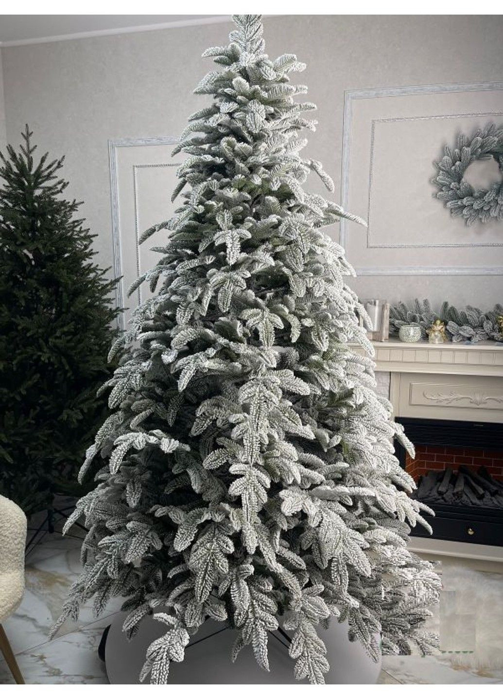 Лита Бельгійська ялинка з густою хвоєю (Засніжена) 2.2м No Brand (332637590)