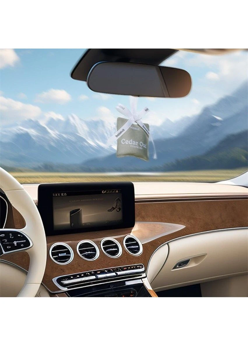 Автомобільний освіжувач повітря Margaret Series Car Air Freshener (Cedar Oud) Frosted Gray Baseus (361242090)