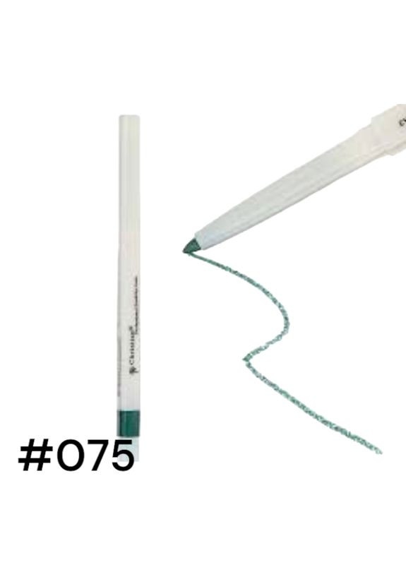 Олівець для губ та очей 075 U-12 emerald green Christian (356613952)